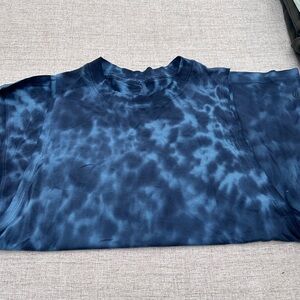 Lululemon boyfriend tank Tie-Dye Navy Blue size 6